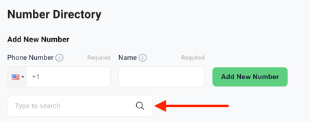Search for Numbers